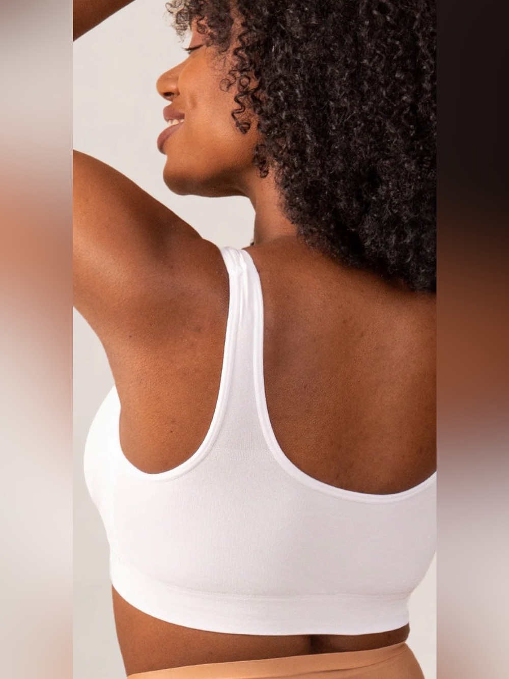 NEW Shapermint Truekind® Everyday Throw-On Wireless Bralette 4XL 4X Chai - Picture 6 of 11